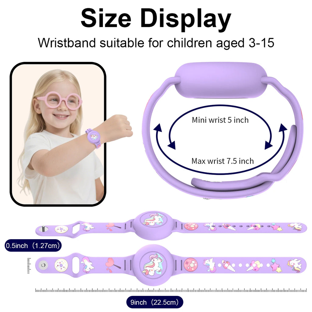 Airtag Bracelet For Kids Air Tag Watch Holder Wristband Waterproof