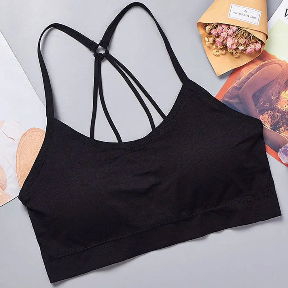 Women's Sleeveless Workout Crop Top