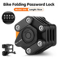 WEST BIKING Folding Password Lock Anti-Theft Bicycle Alloy Chain Lock