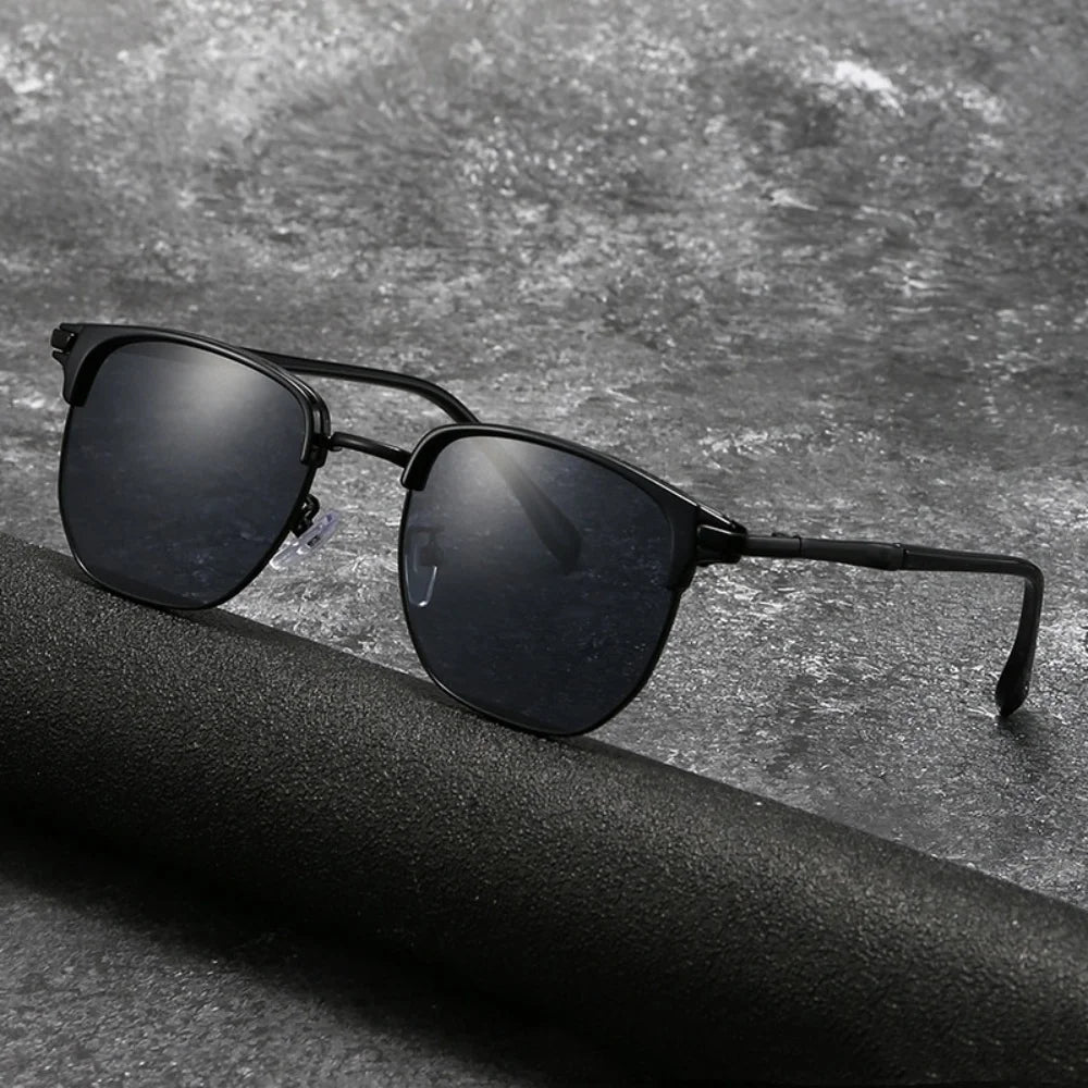 Vintage Half-Frame Sunglasses