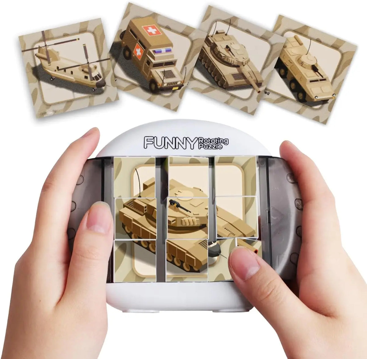 4IN1 Rotating Puzzle For Kids Fidget Toys 3 4 5 6 7 8 Year Old 4 Puzzles