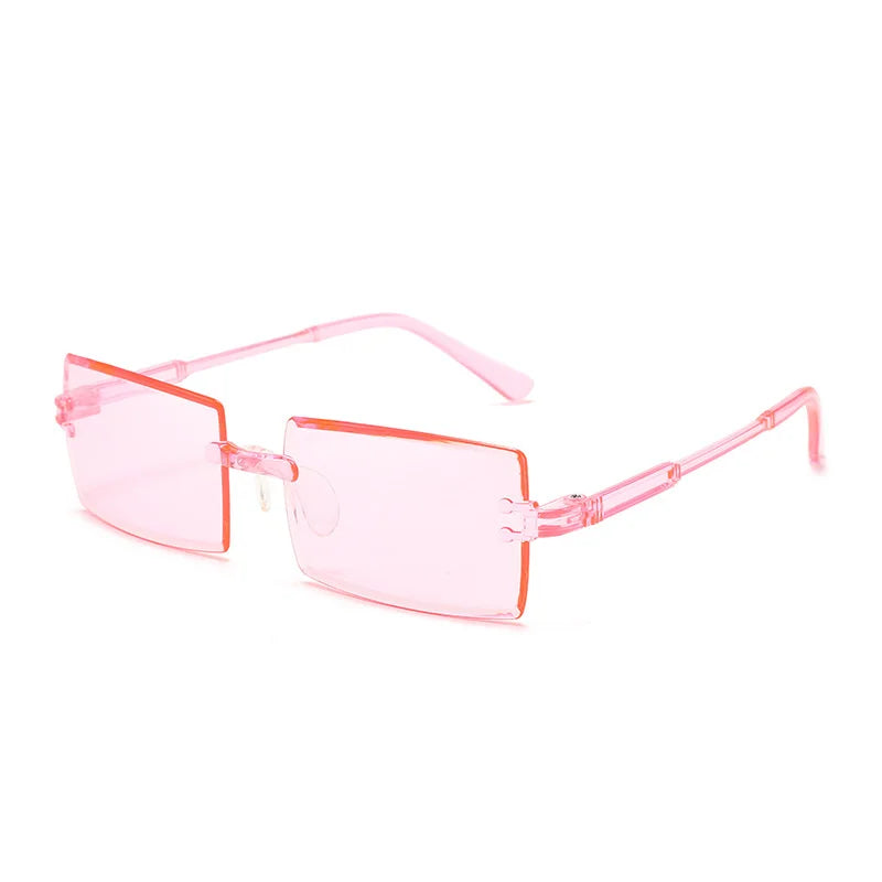Rivet Rectangle Sunglasses