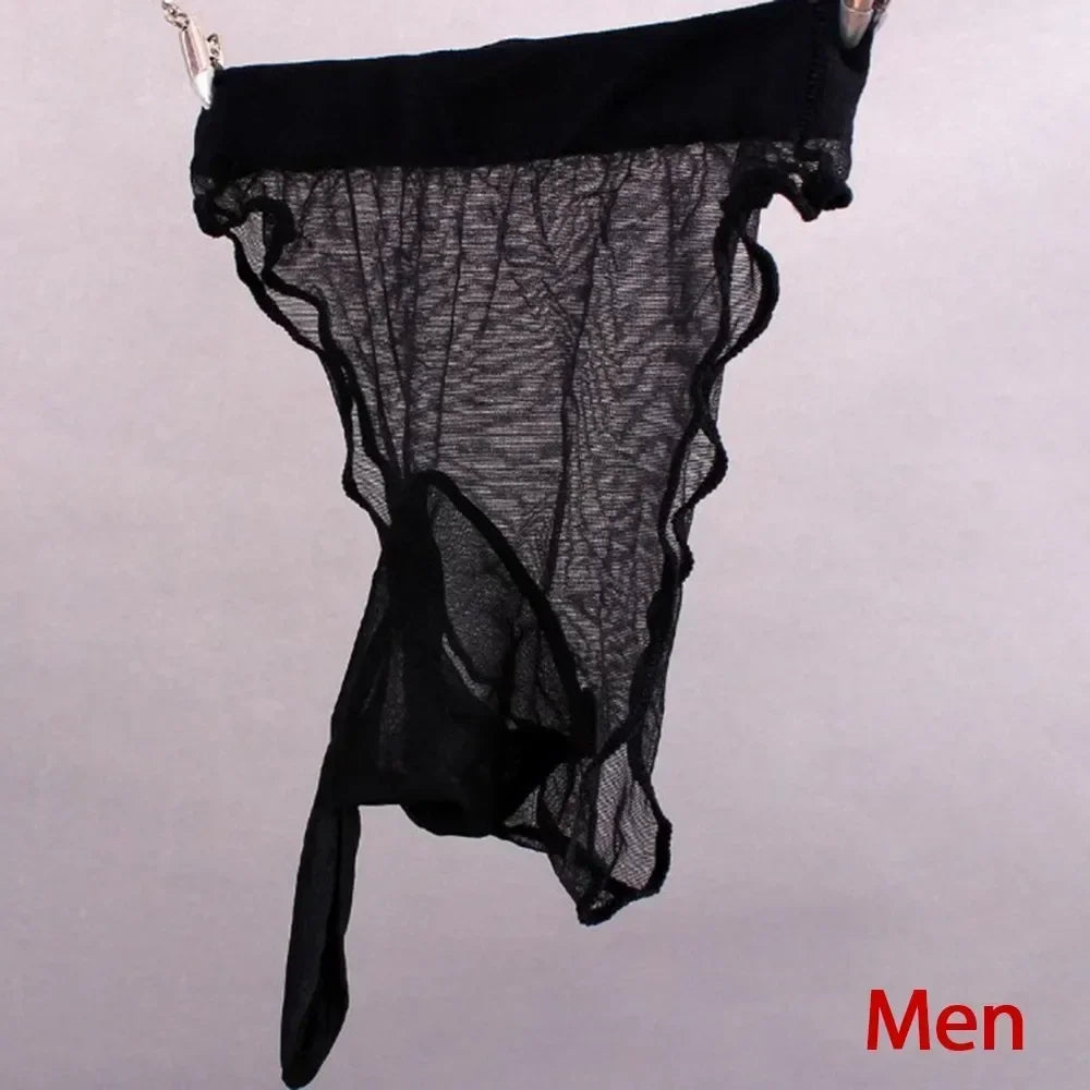 Sheer Mesh Low-Rise Briefs