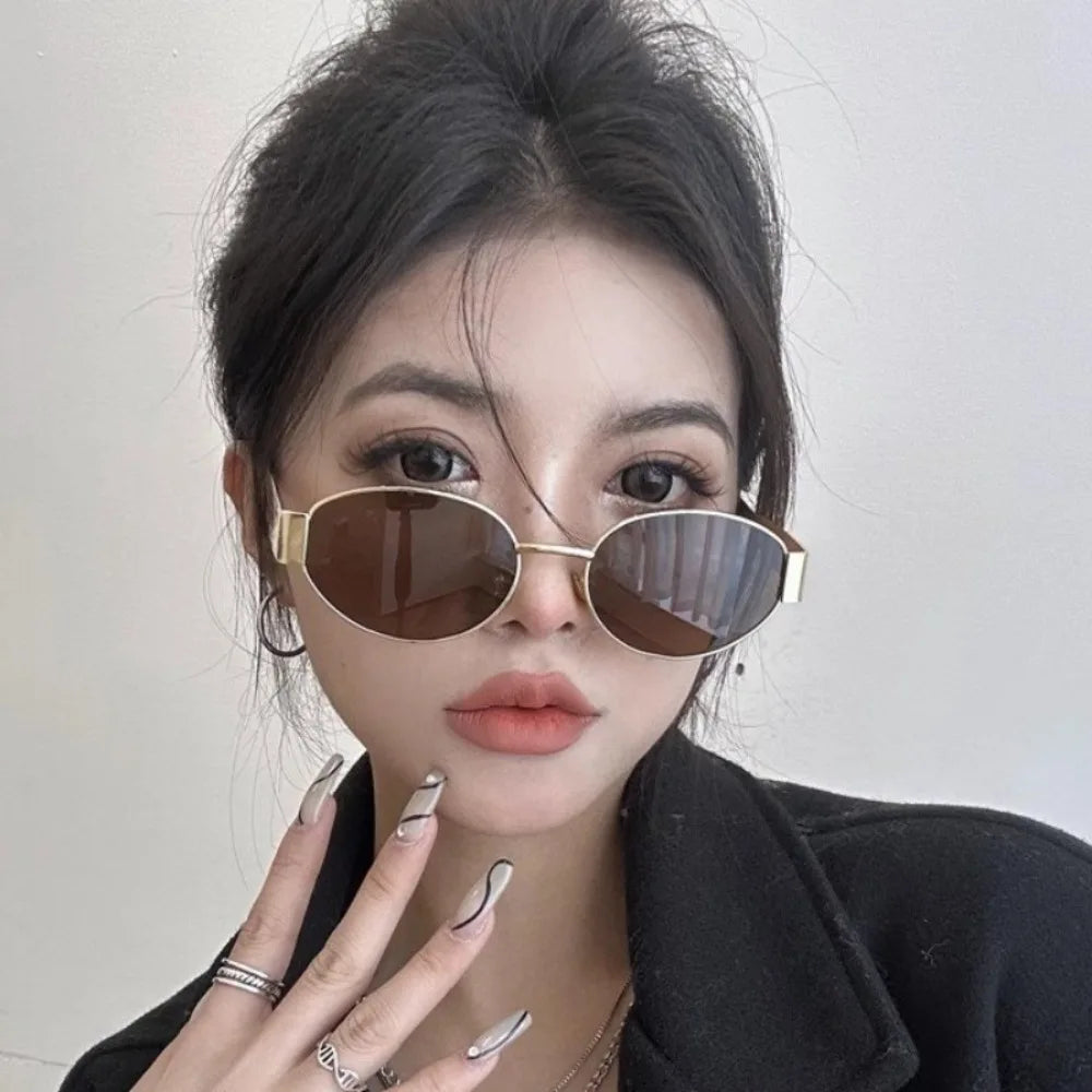 Retro Oval Sunglasses