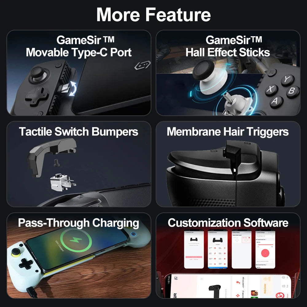 GameSir X5 Lite Mobile Gaming Controller Phone Gamepads For IPhone 17 16