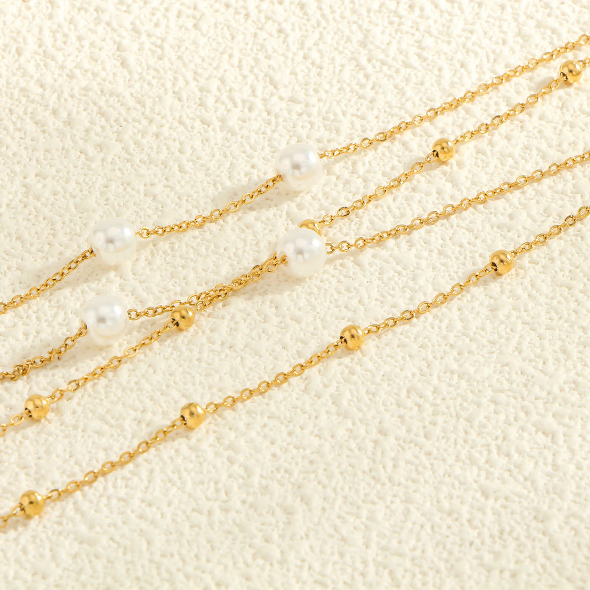 Pearl Clover Layered Necklace