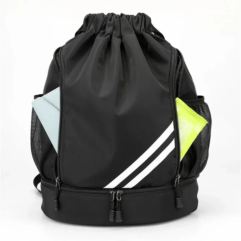 Basketball Training Bag Outdoor Mountaineering Backpack Leisure Travel Wet and Dry Separation Bundle Pocket Sport Bag Girl Gym