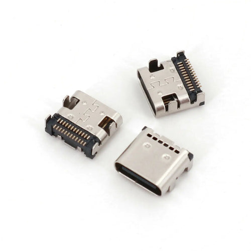 10Pcs SMT USB 3.1 Type-C 24 Pin Female Plugs Socket Charging Data Port