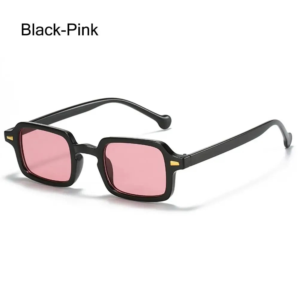 Rivet Rectangle Sunglasses