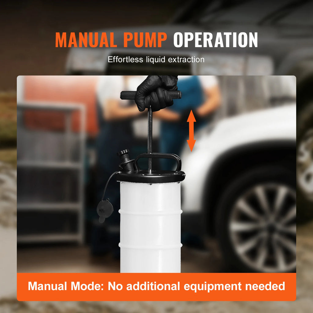 SucceBuy 6.5L Fluid Extractor Manual Hand-Operated Car Brake Oil Changer