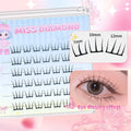 Glue-Free Lashes Cluster Ultra-Thin Sheet Series False Eyelashes Zero