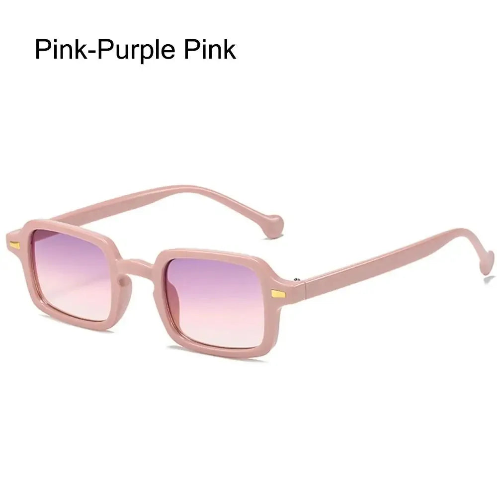Rivet Rectangle Sunglasses