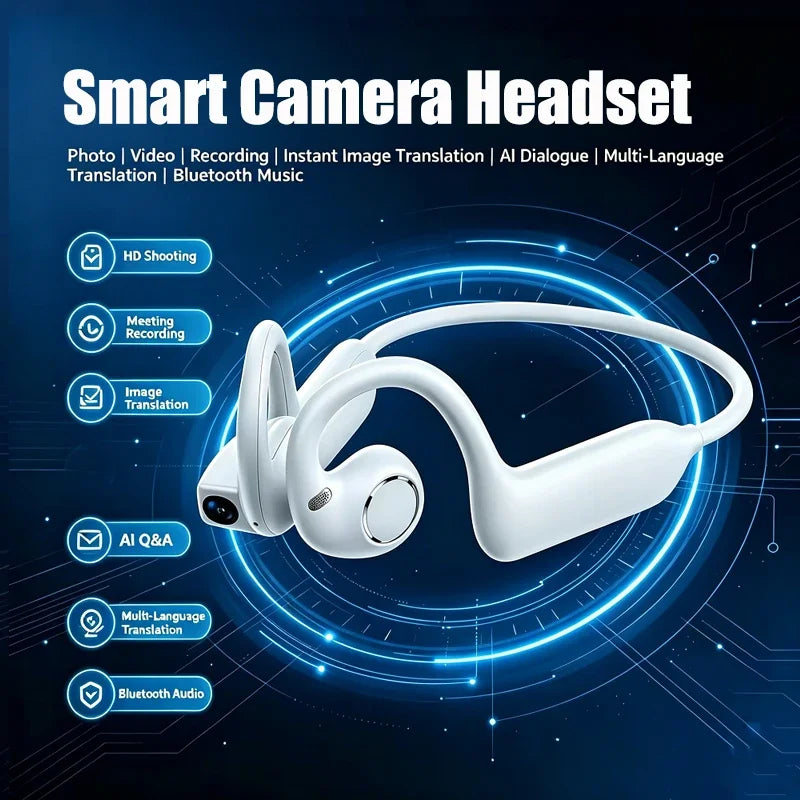 Smart Earphones Dynamic Sound Effects Music Bluetooth HD Calls 800W