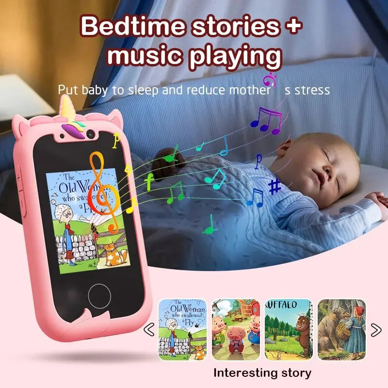 Kids Smart Phone Camera Toys Touchscreen Learning Toy For 3-12 Year Old