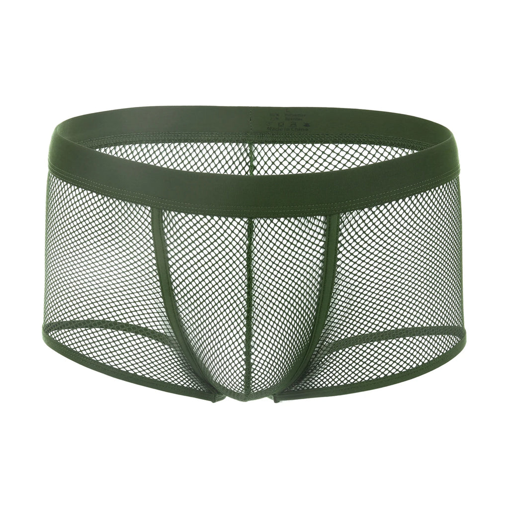 Low-Rise Mesh Boxer Shorts
