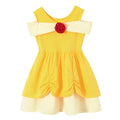 Children'S Casual Dress For Girls Mermaid Rapunzel Dress One-Shoulder