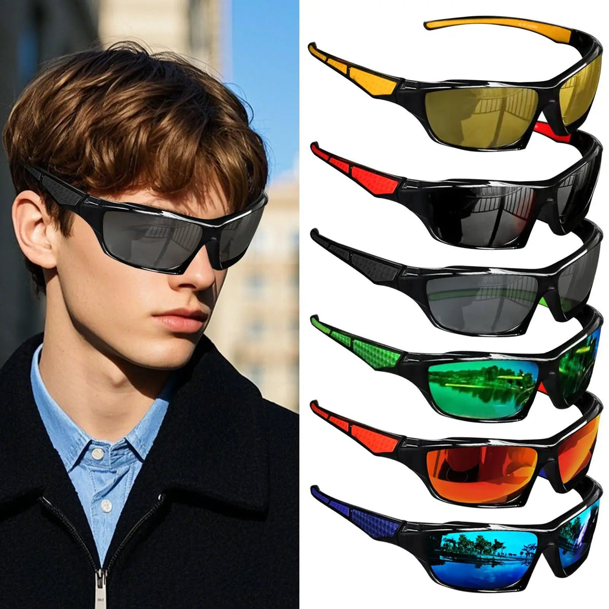 Men's Polarized Sport Sunglasses