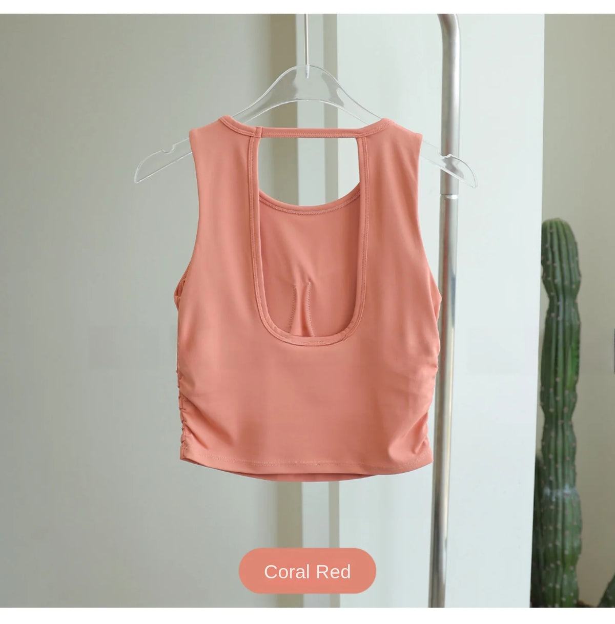 Women's Sleeveless Workout Crop Top