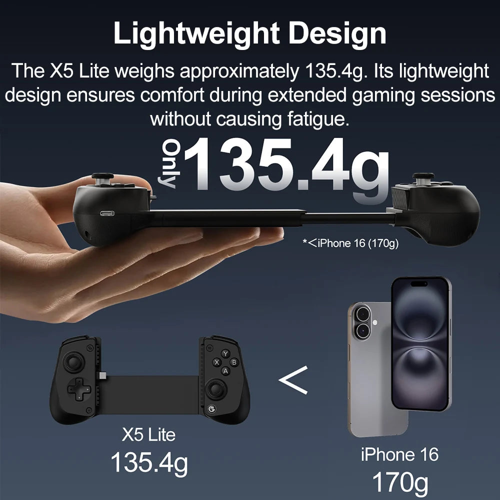 GameSir X5 Lite Mobile Gaming Controller Phone Gamepads For IPhone 17 16
