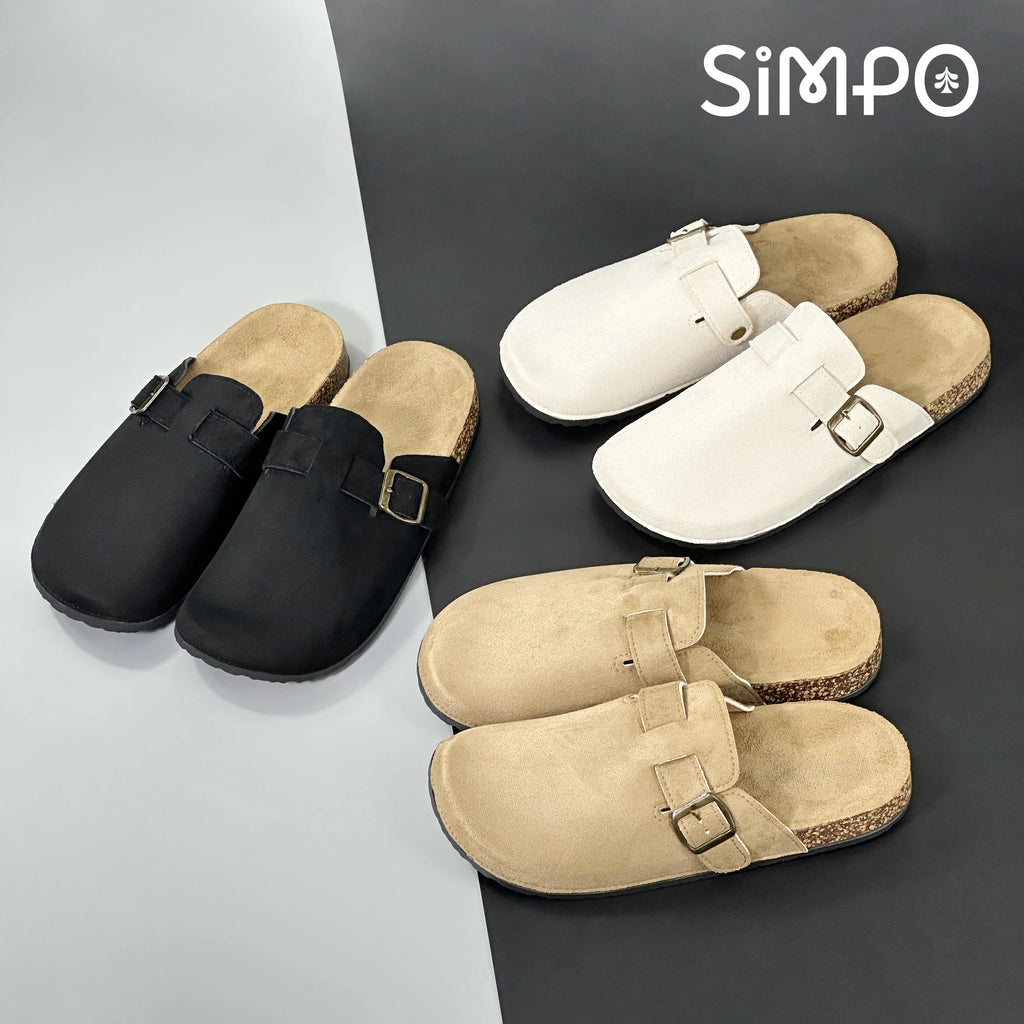 Cork-Style Casual Slippers & Sandals