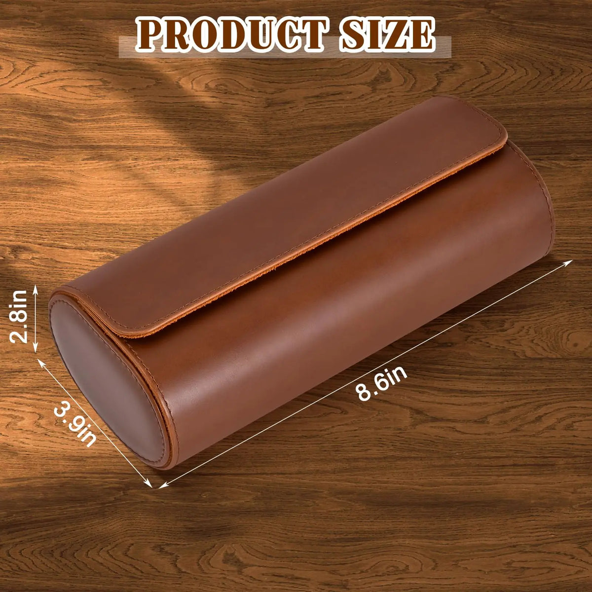 Watch Roll Travel Case-1/2/3 Slot Watch Storage And Organizer-Secure