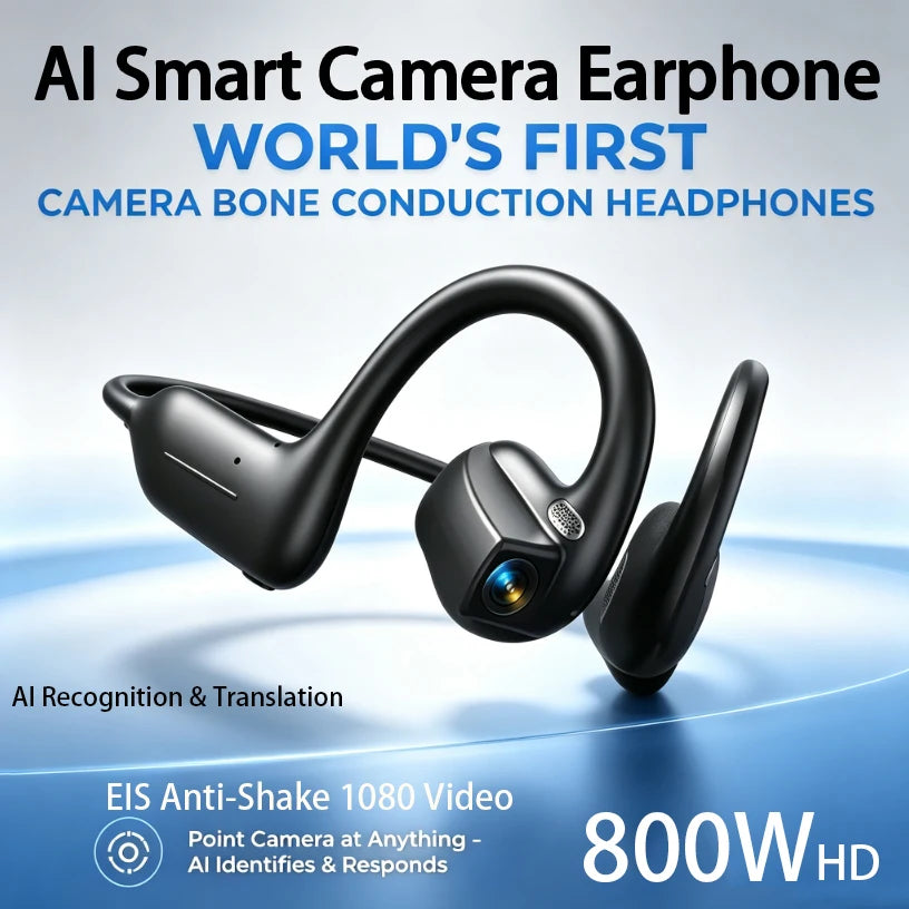 Smart Earphones Dynamic Sound Effects Music Bluetooth HD Calls 800W