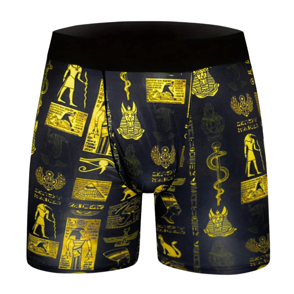 Printed Long-Leg Boxer Shorts