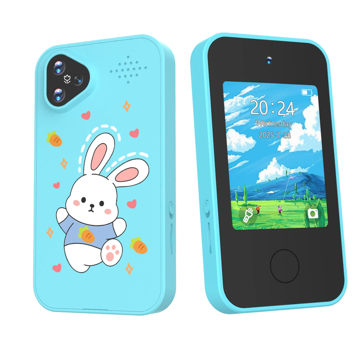 Kids Smart Phone With Dual Camera, 2.8" Touchscreen, 720P IPS Display,