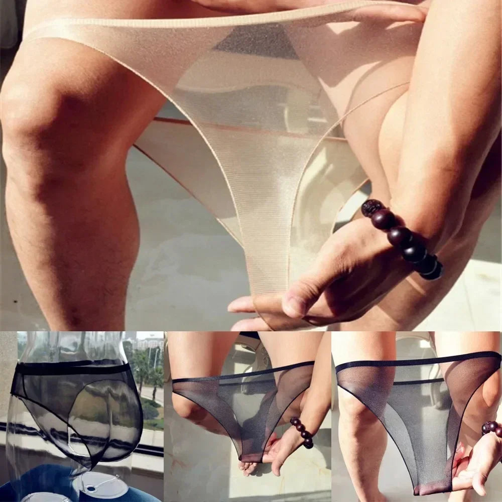 Sheer Mesh Low-Rise Briefs