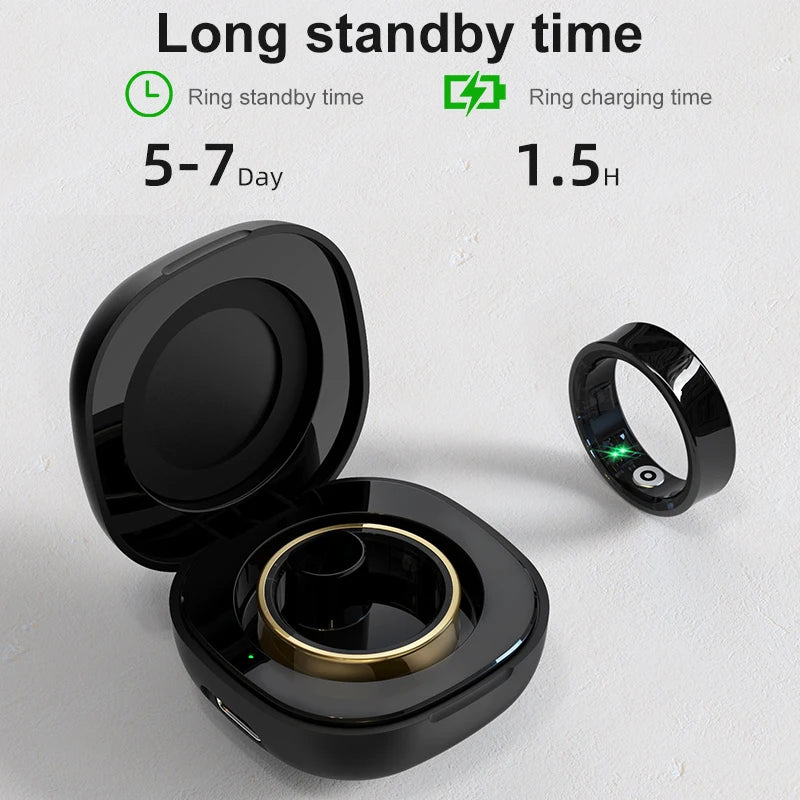 R09 Smart Ring with Charging Case