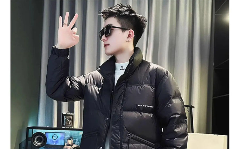Men's Winter Fashion Down Jacket Streetwear Men's Coat Short Puffer Coat Men's Thick Warm Outerwear Winter Jacket Men Windproof
