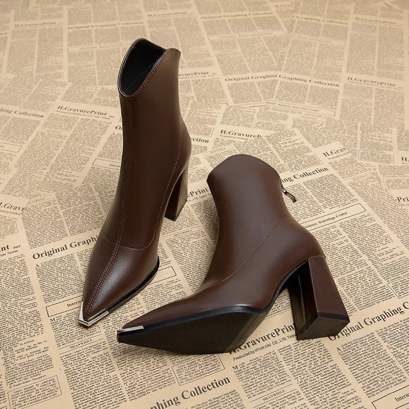 Women's Pointed-Toe Ankle Boots