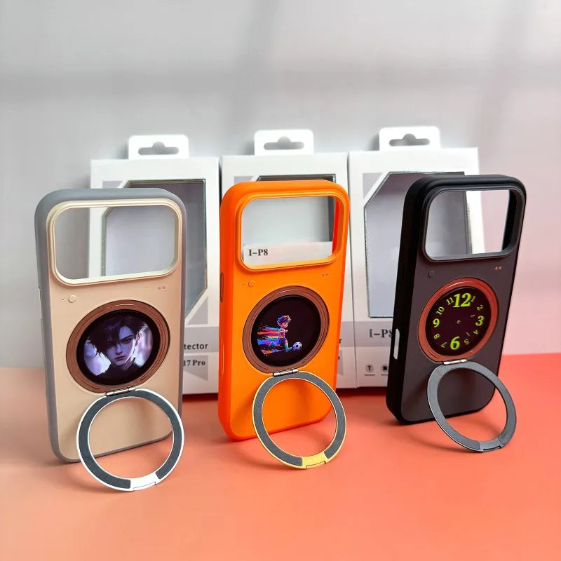 Smart Display Magnetic Stand Case for iPhone 17 Pro Series