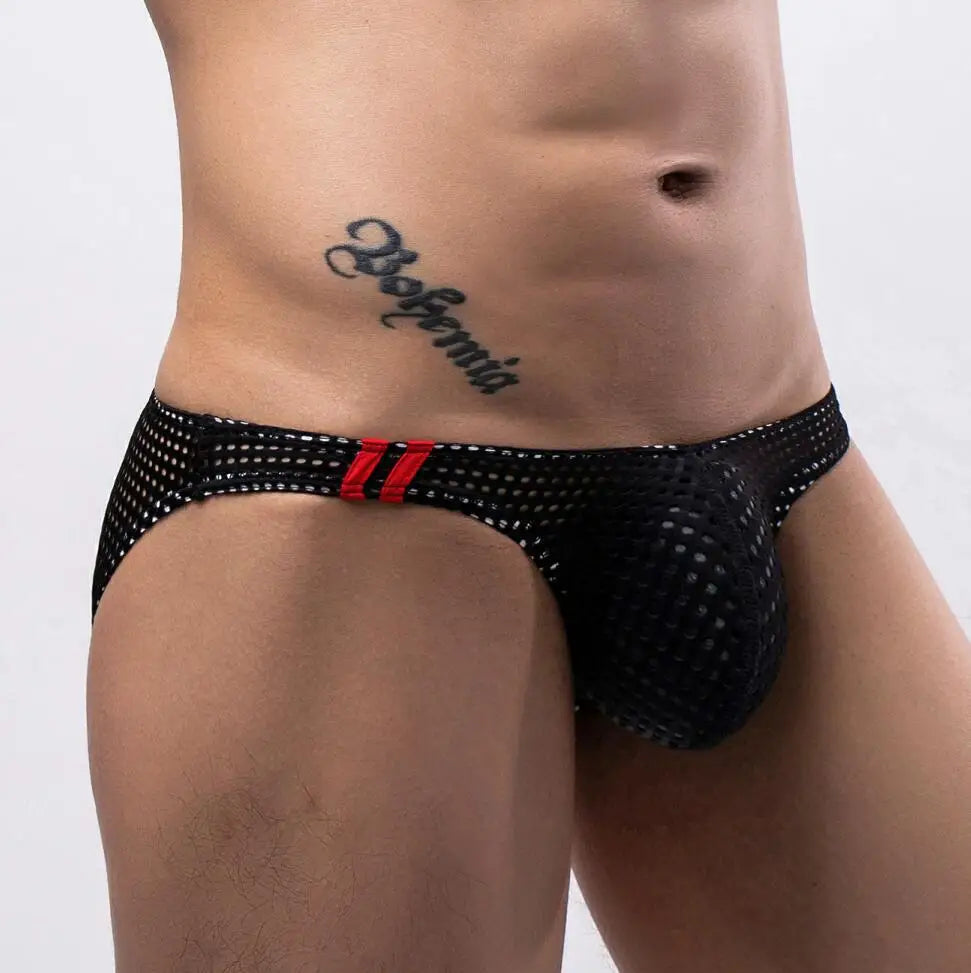 Breathable Mesh Low-Rise Briefs