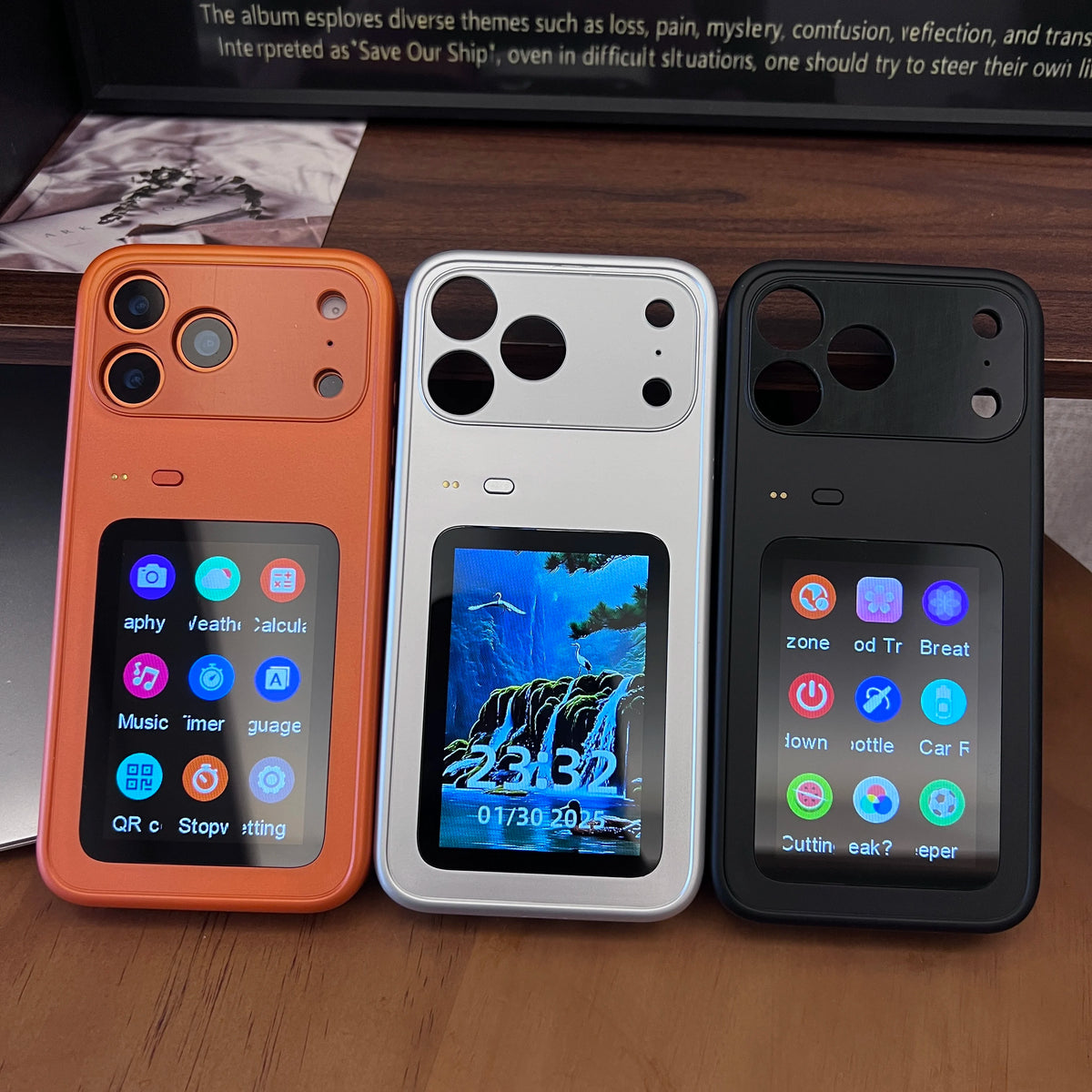 Smart Rear LCD Screen Phone Case For IPhone17ProMax, 15pro, 14, 13,