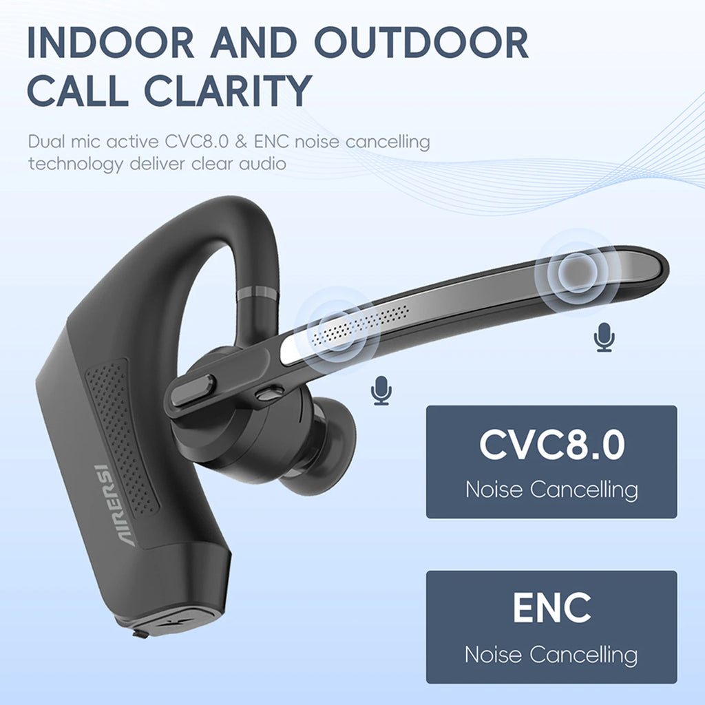 Bluetooth Noise-Cancelling Earbuds with Charging Case