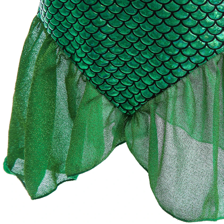Girl Dresses Princess Costume Kids Mermaid Cosplay Costume Kids Carnival