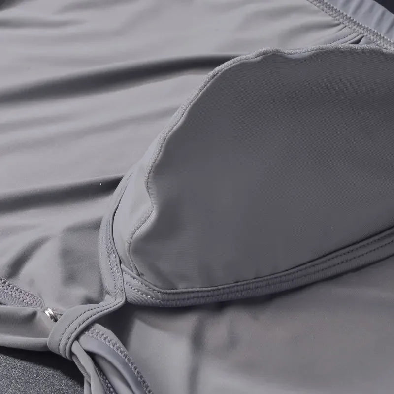 Mens Underwear Low Waisted Boxers with Detachable Inner Lining Ice Silk Breathable Moisture Wicking Boxer Shorts