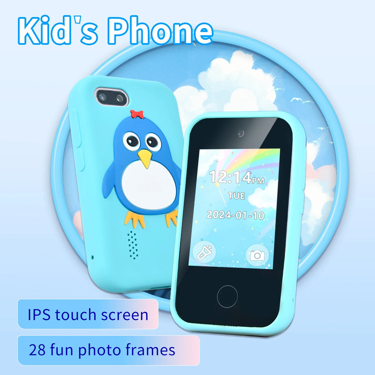 Kids Smart Phone Camera Educational Toys Musical Baby Mobile Selfie