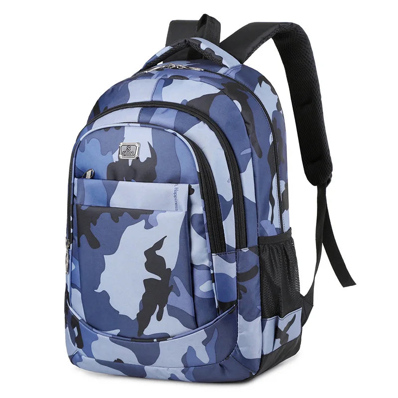 Backpack Men's Fashion Junior High School High School College Student Schoolbag casual Travel double shoulder bags 2026 on sale