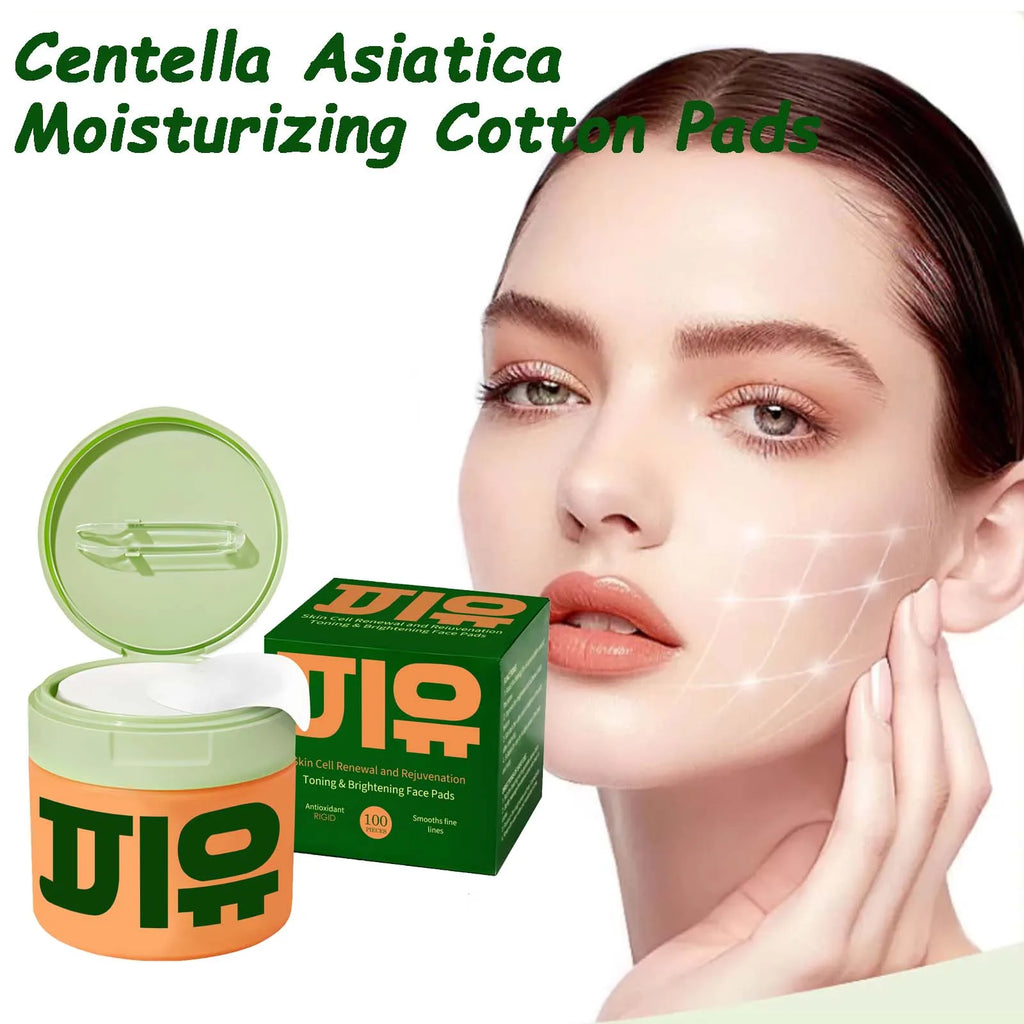 Centella Asiatica Moisturizing Cotton Pads Reduce Dullness Brighten Fade