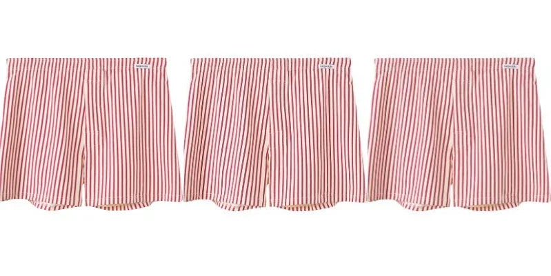 Men's Striped Cotton Boxers – 3 Pack