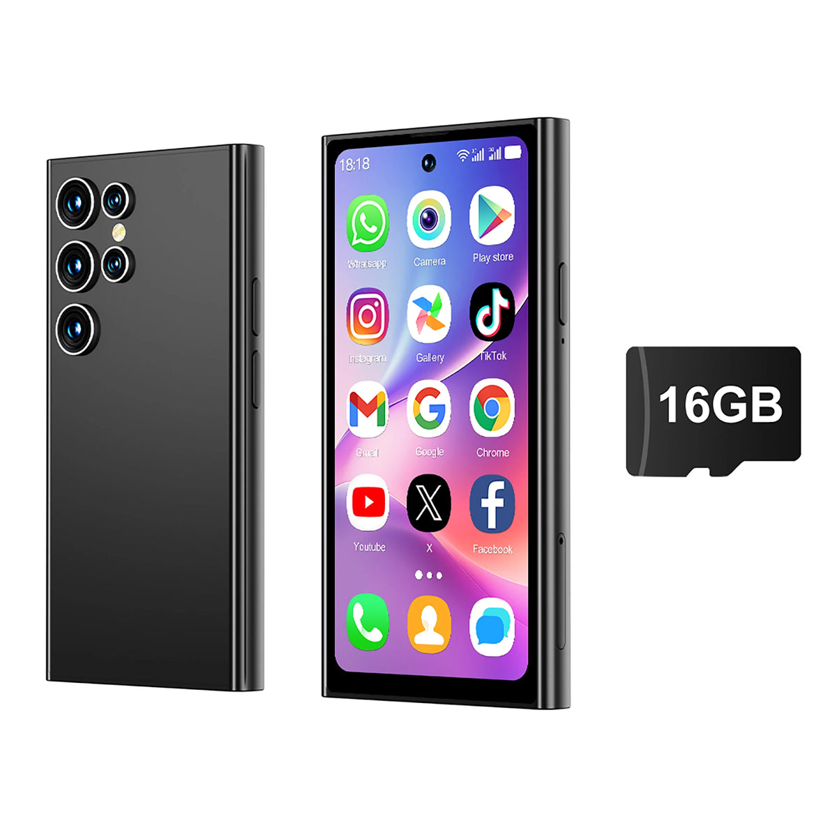 SERVO S27 Mini Android Smartphone – 2GB/16GB