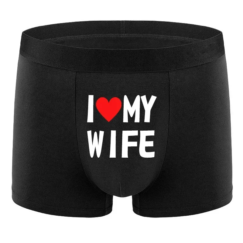 Men's 'I Love My Wife' Boxer Shorts