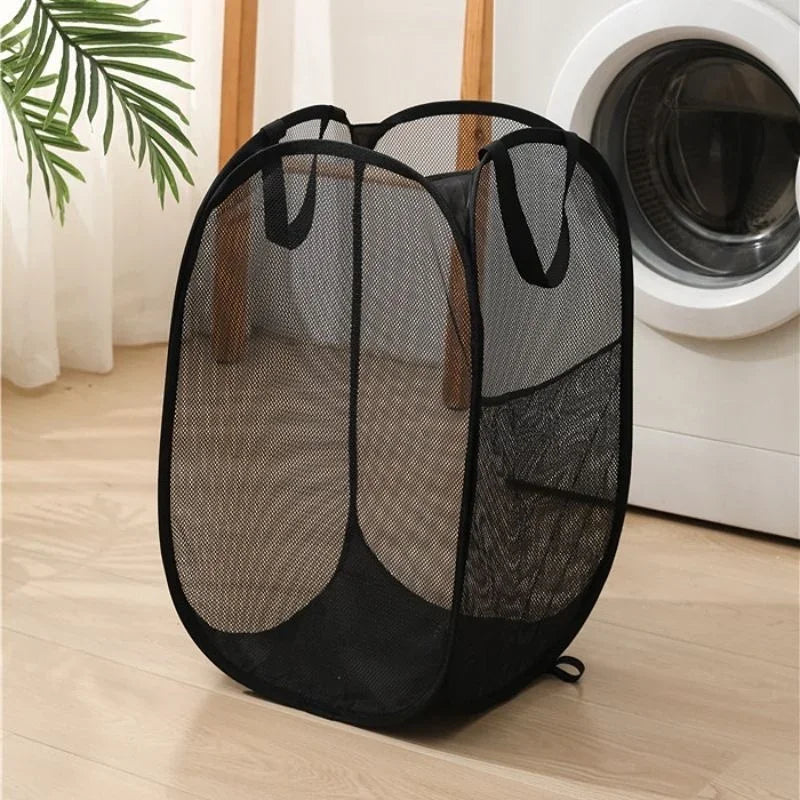 Dirty Clothes Basket Dirty Laundry Basket Skeleton Ventilated Foldable