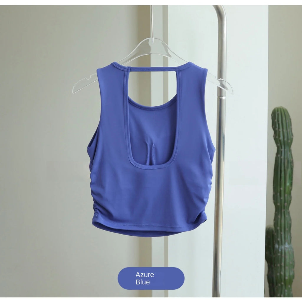 Women's Sleeveless Workout Crop Top