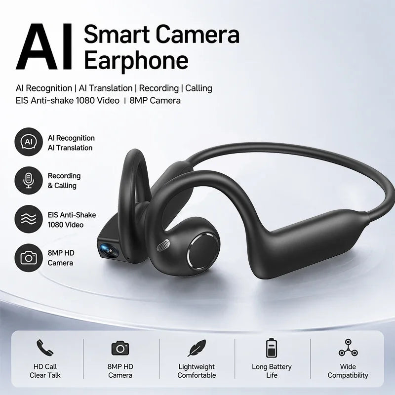 Smart Earphones Dynamic Sound Effects Music Bluetooth HD Calls 800W