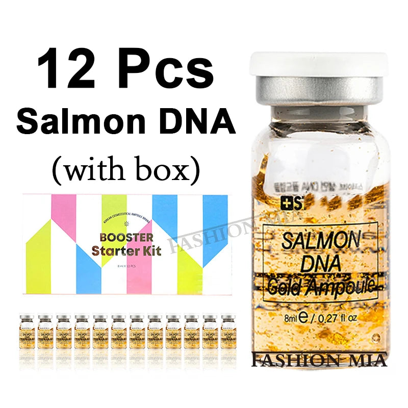 Korea 8ml Salmon DNA Gold Skin Booster Essence BB Cream Kit Moisturizing