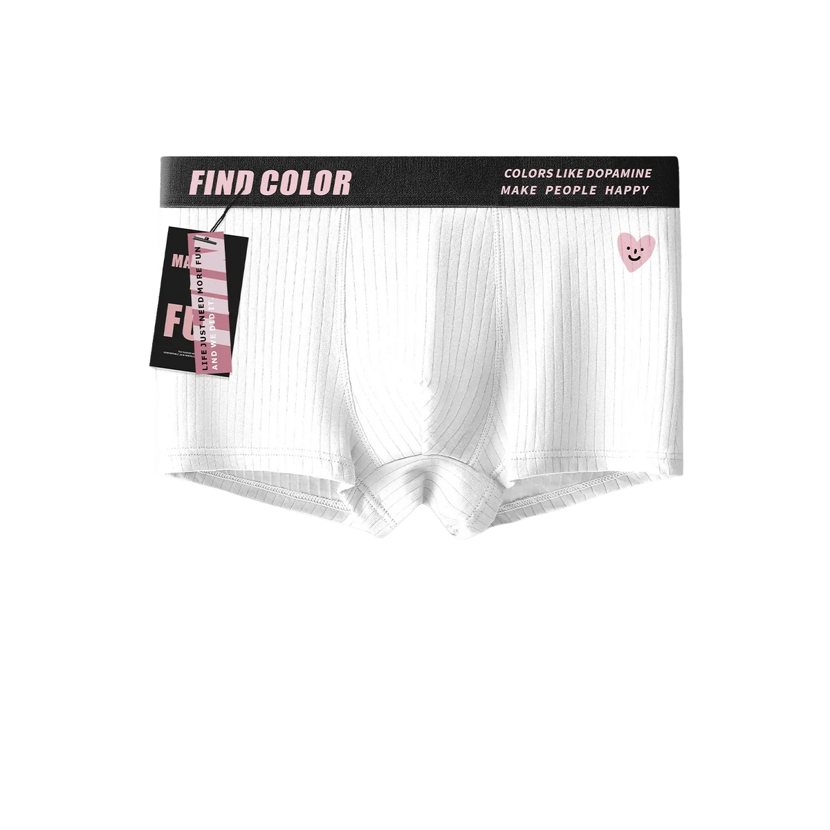 Mens Panties Boxers Modal Cotton Men's Underwear Breathable Man Boxershorts Striped Underpants Skin-friendly Boxer Shorts Pink