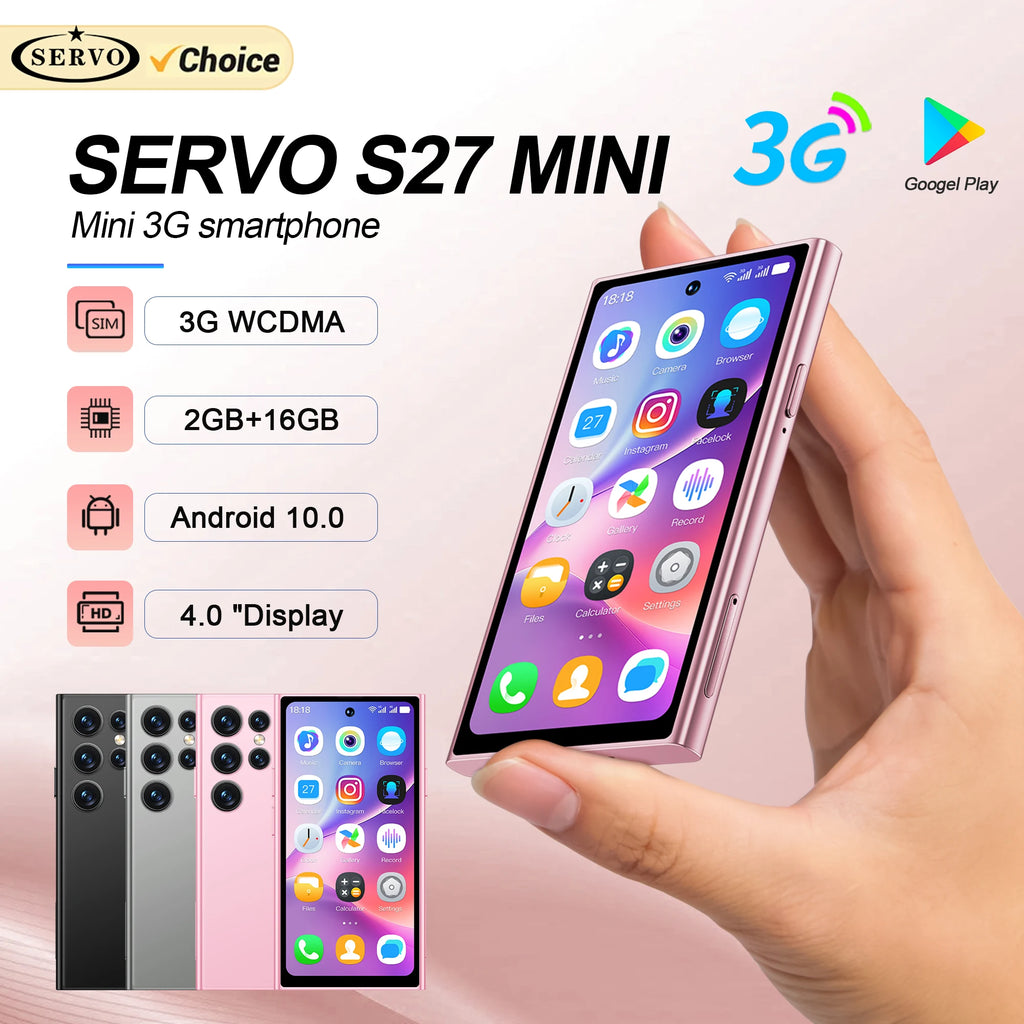SERVO S27 Mini Android Smartphone – 2GB/16GB